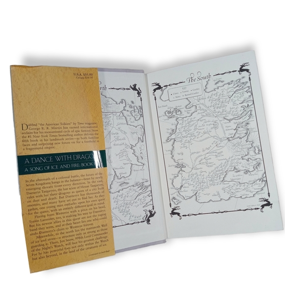 GOT A Dance with Dragons by George Martin gard cover - Picture 4 of 5